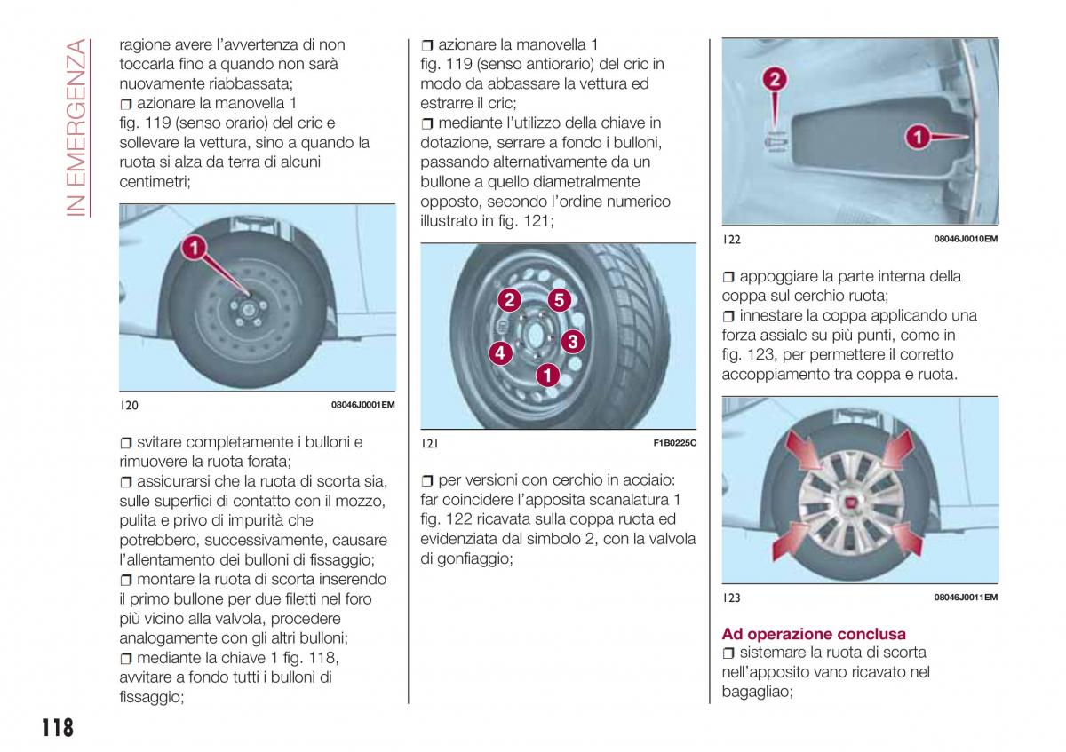 Fiat Tipo sedan manuale del proprietario / page 120