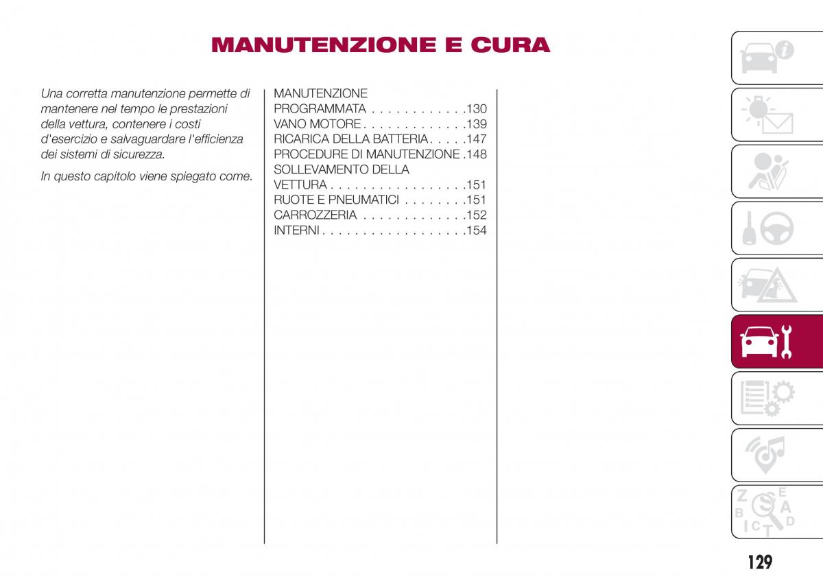 Fiat Tipo sedan manuale del proprietario / page 131