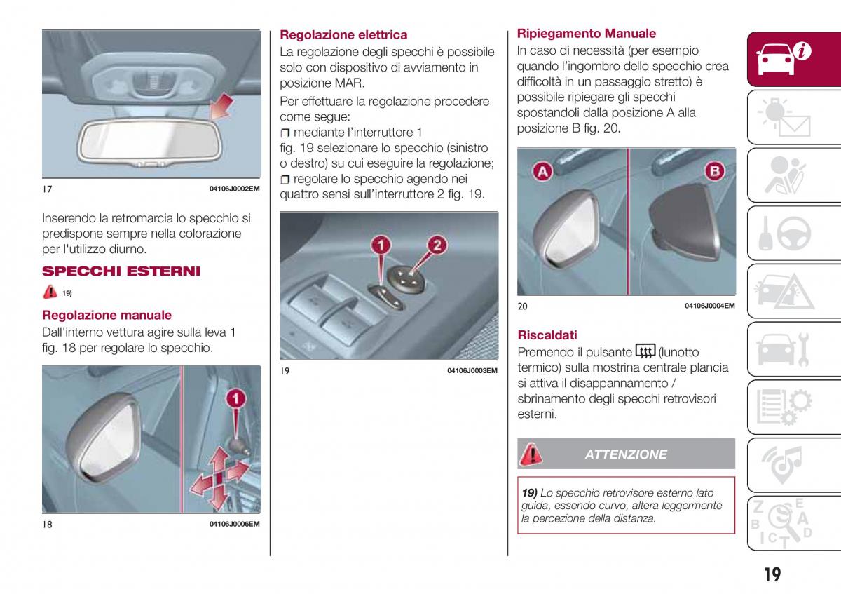 Fiat Tipo sedan manuale del proprietario / page 21