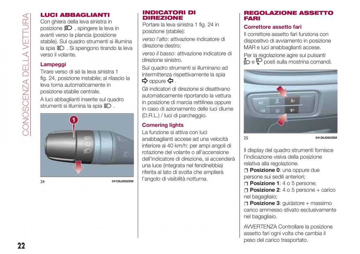 Fiat Tipo sedan manuale del proprietario / page 24