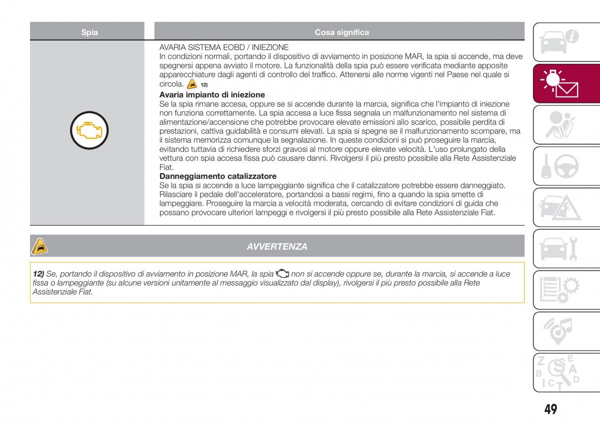 Fiat Tipo sedan manuale del proprietario / page 51