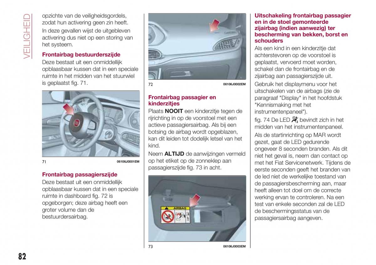 Fiat Tipo sedan handleiding / page 84