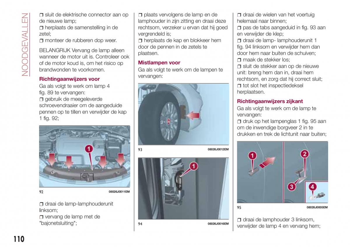 Fiat Tipo sedan handleiding / page 112