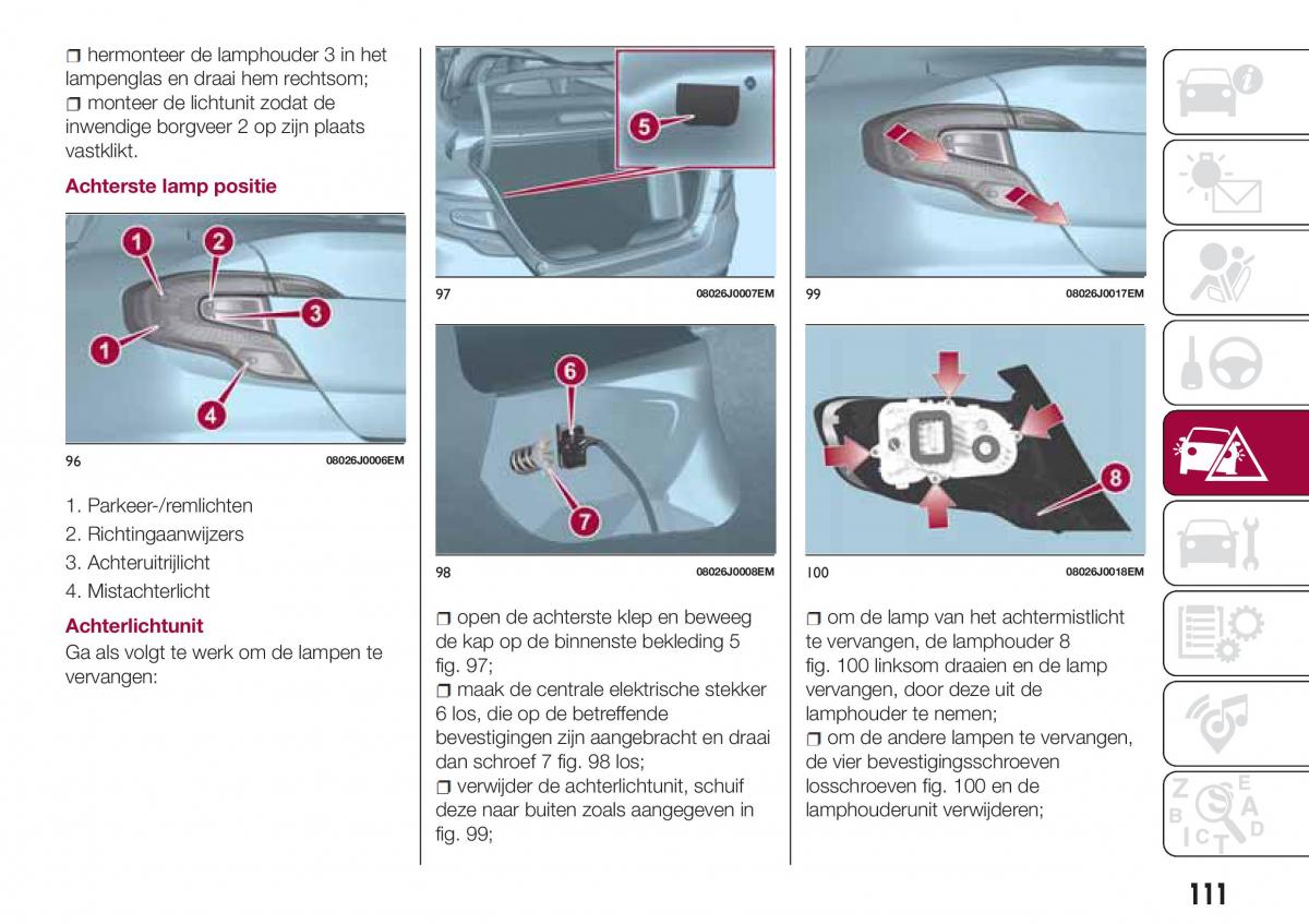 Fiat Tipo sedan handleiding / page 113