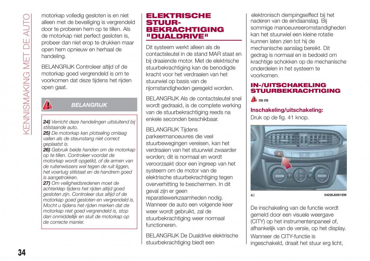 Fiat Tipo sedan handleiding / page 36