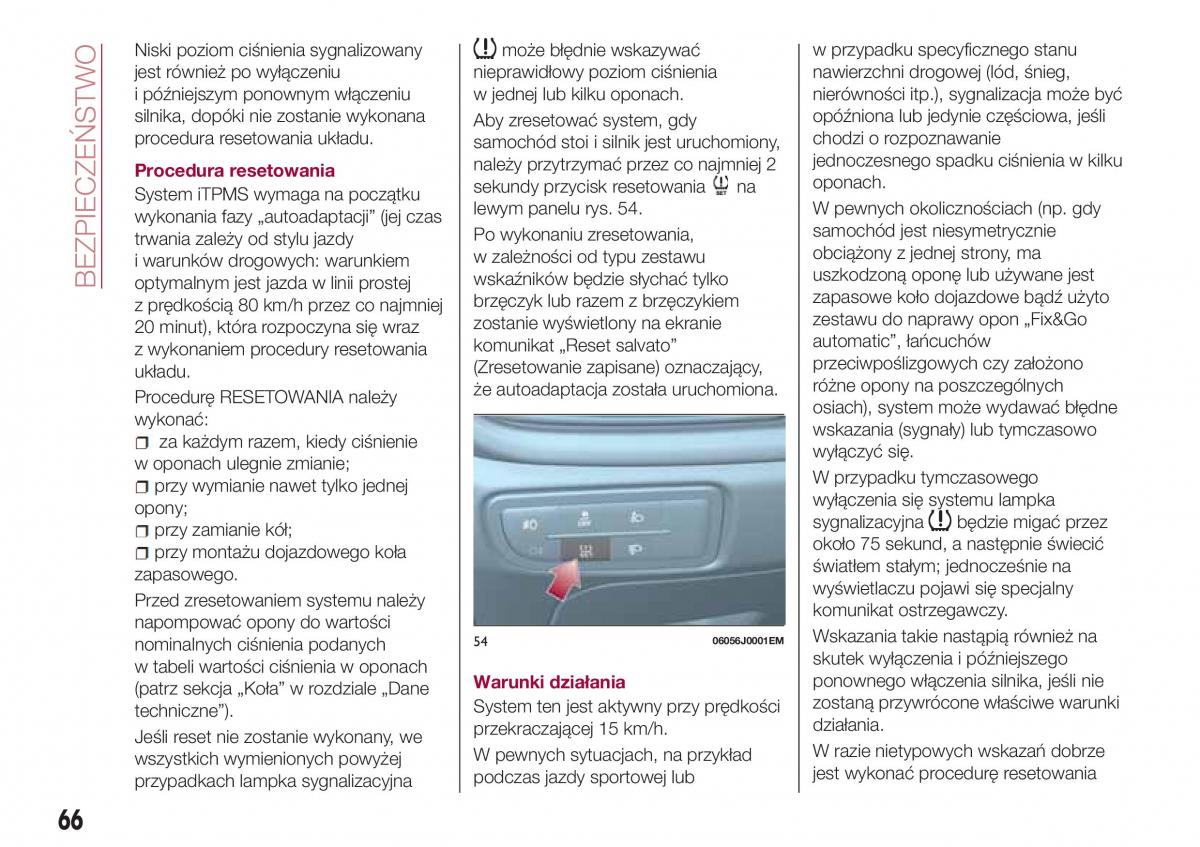 Fiat Tipo sedan instrukcja obslugi / page 68