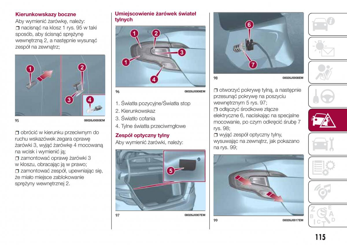 Fiat Tipo sedan instrukcja obslugi / page 117