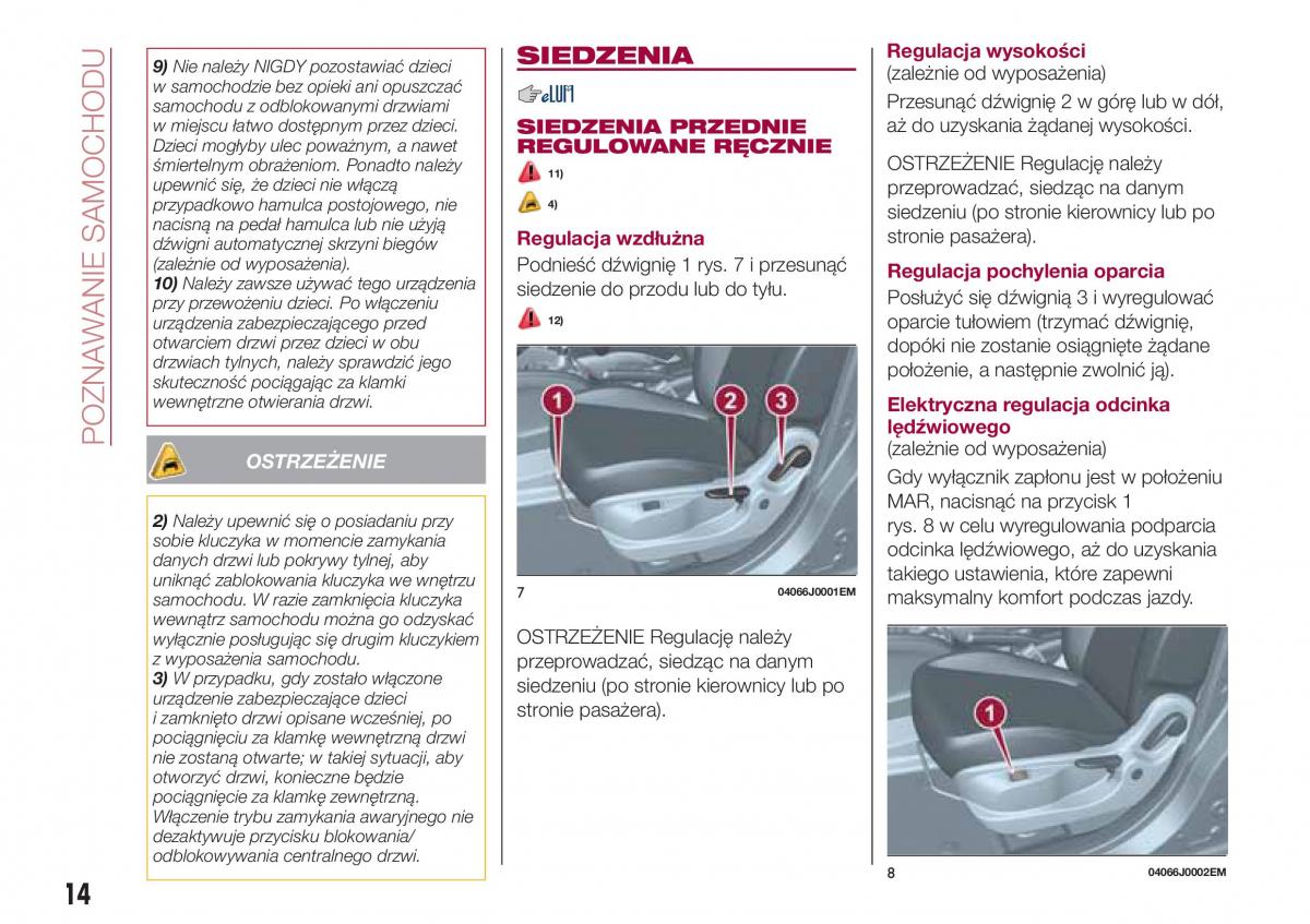 Fiat Tipo sedan instrukcja obslugi / page 16