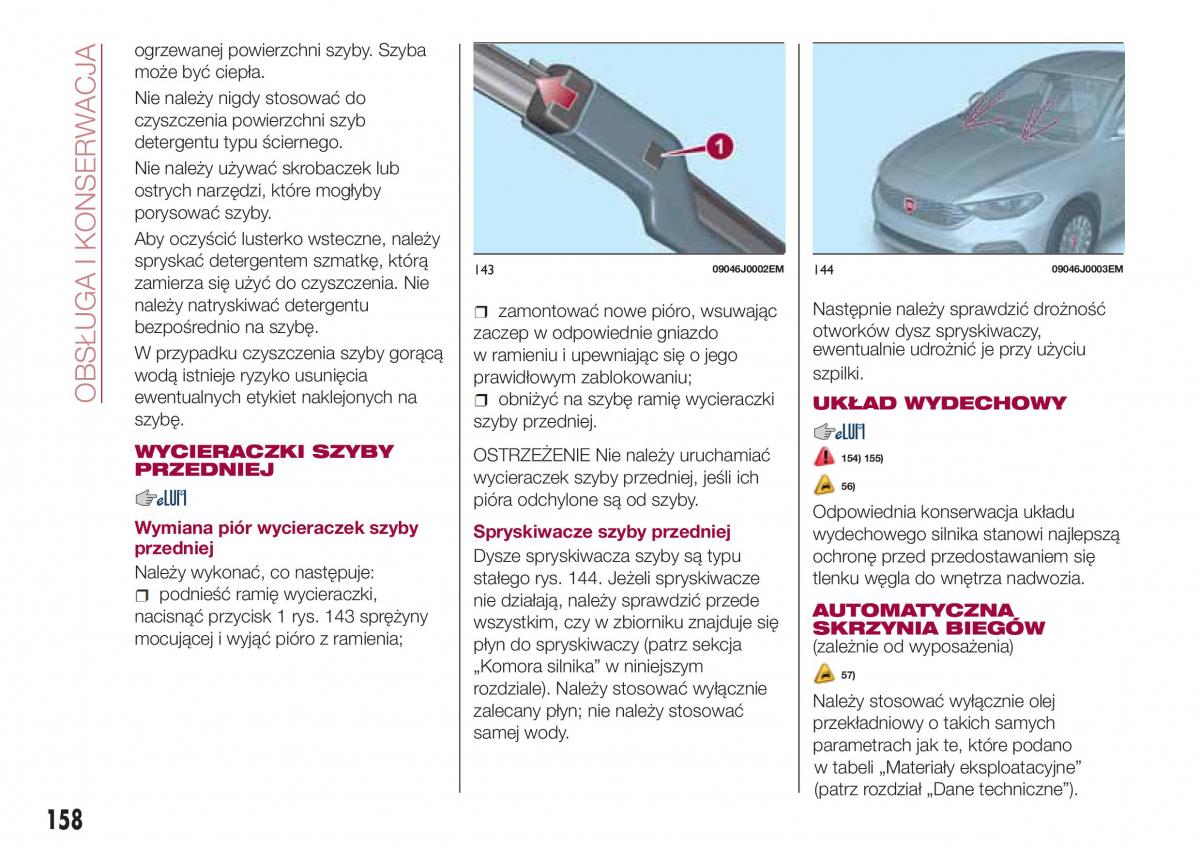 Fiat Tipo sedan instrukcja obslugi / page 160