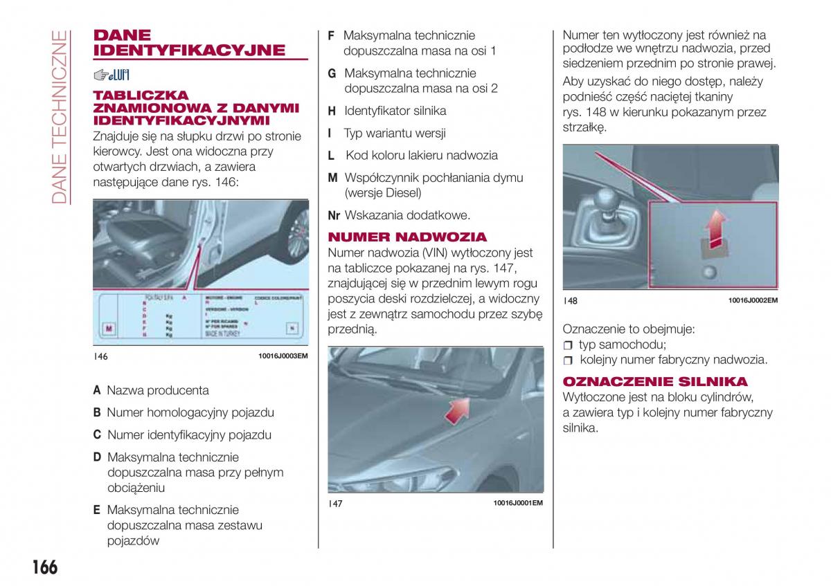 Fiat Tipo sedan instrukcja obslugi / page 168