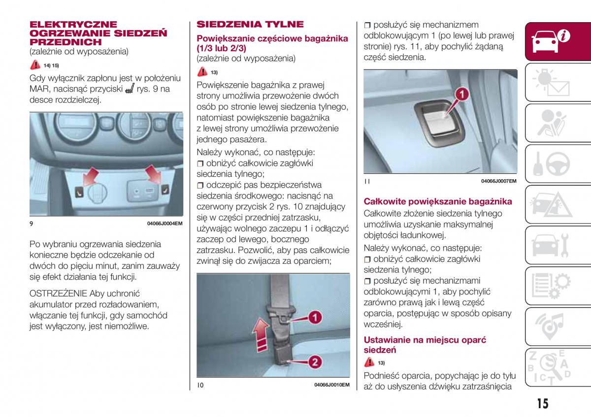 Fiat Tipo sedan instrukcja obslugi / page 17