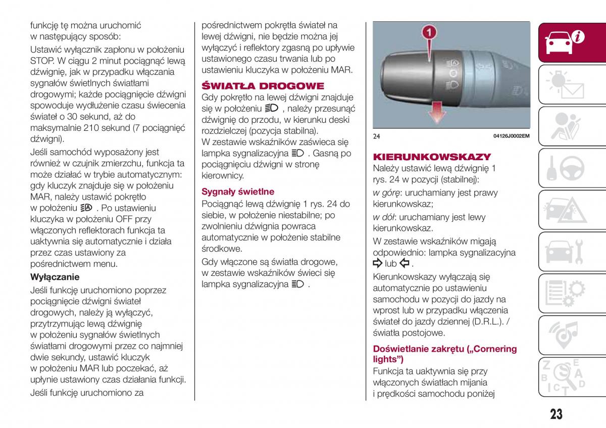 Fiat Tipo sedan instrukcja obslugi / page 25