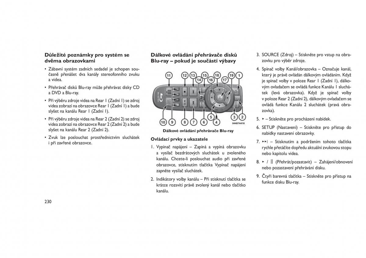 Jeep Grand Cherokee WK2 WH2 navod k obsludze / page 234