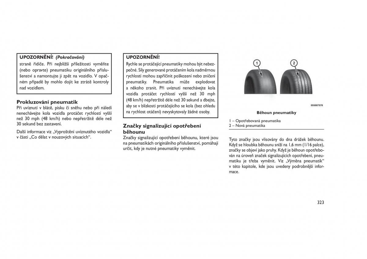 Jeep Grand Cherokee WK2 WH2 navod k obsludze / page 327