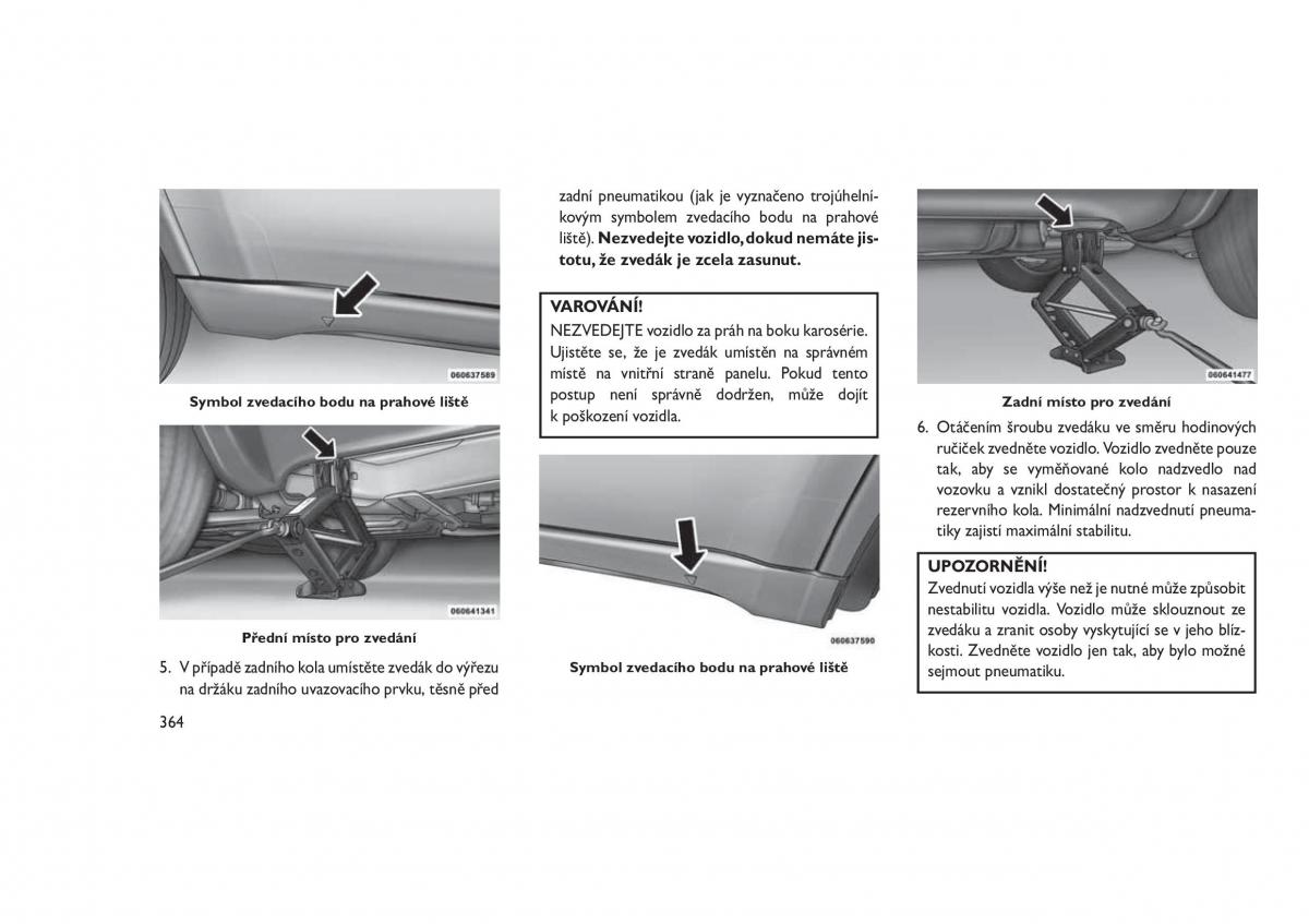 Jeep Grand Cherokee WK2 WH2 navod k obsludze / page 368