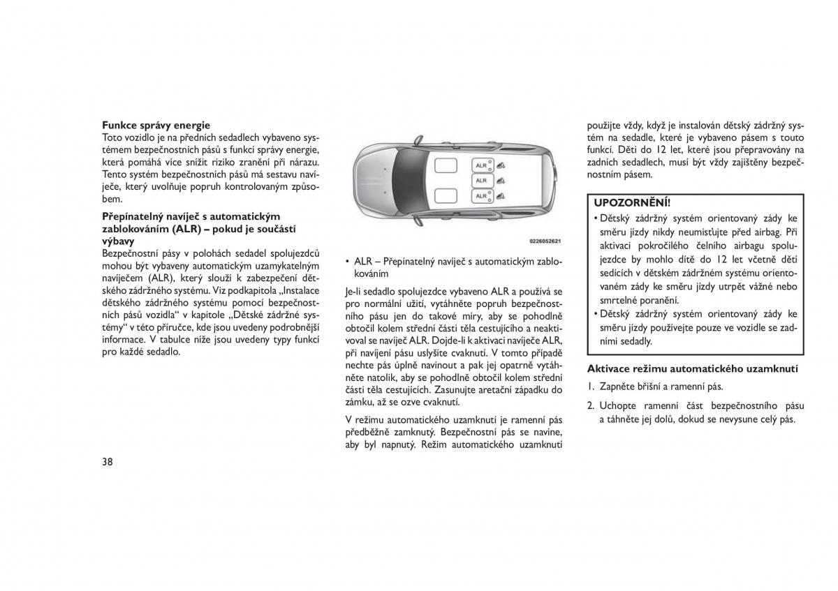 Jeep Grand Cherokee WK2 WH2 navod k obsludze / page 42