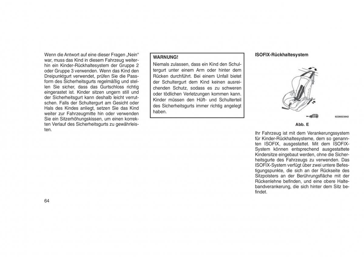 Jeep Grand Cherokee WK2 WH2 Handbuch / page 68