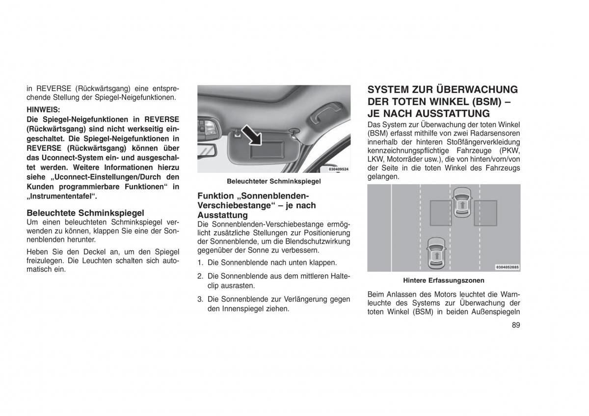 Jeep Grand Cherokee WK2 WH2 Handbuch / page 93