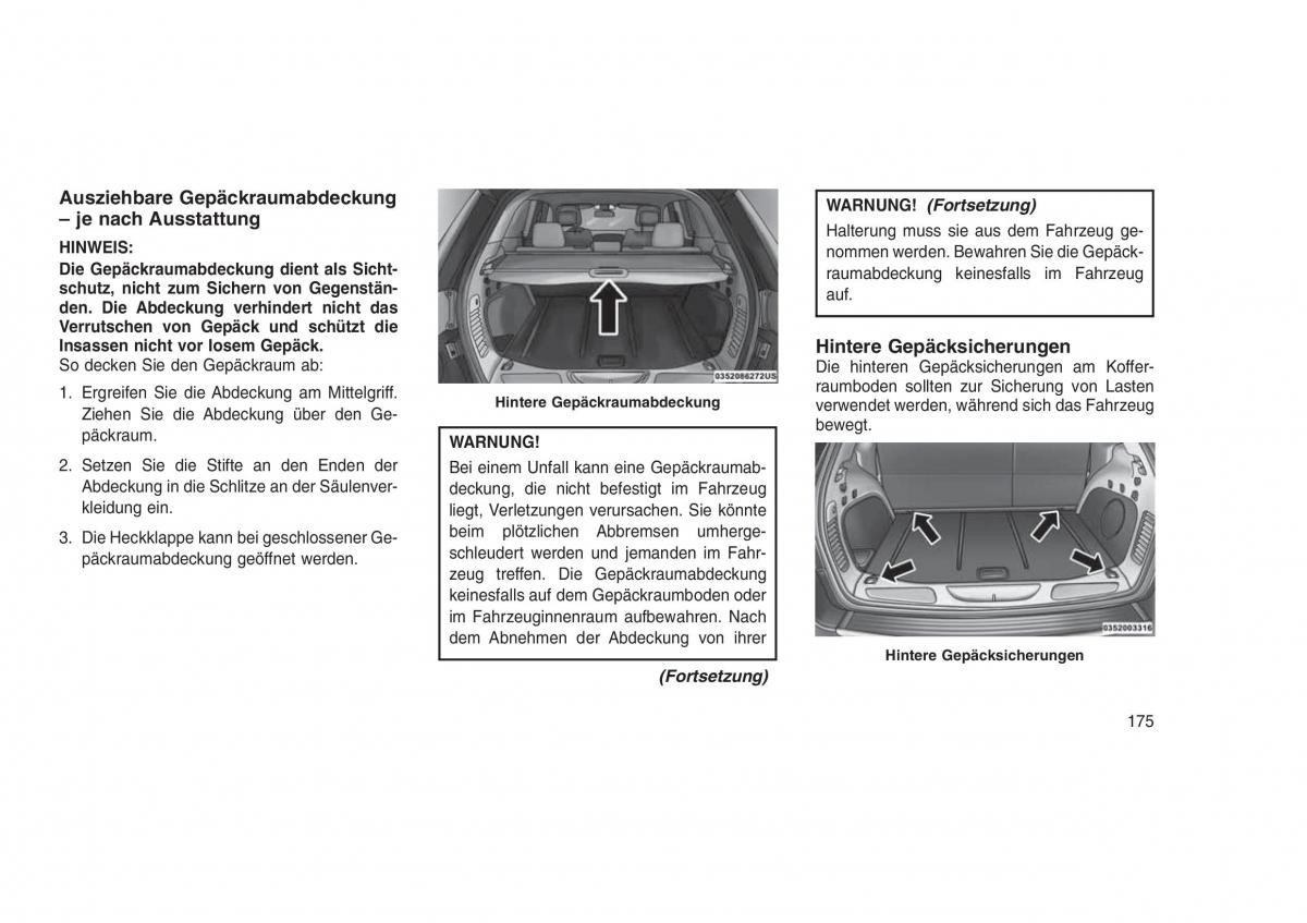 Jeep Grand Cherokee WK2 WH2 Handbuch / page 179