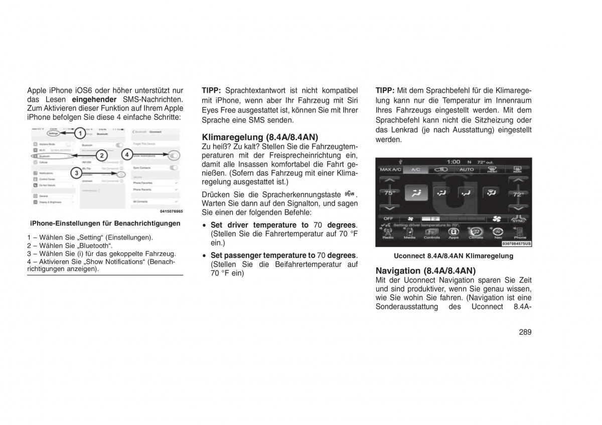 Jeep Grand Cherokee WK2 WH2 Handbuch / page 293