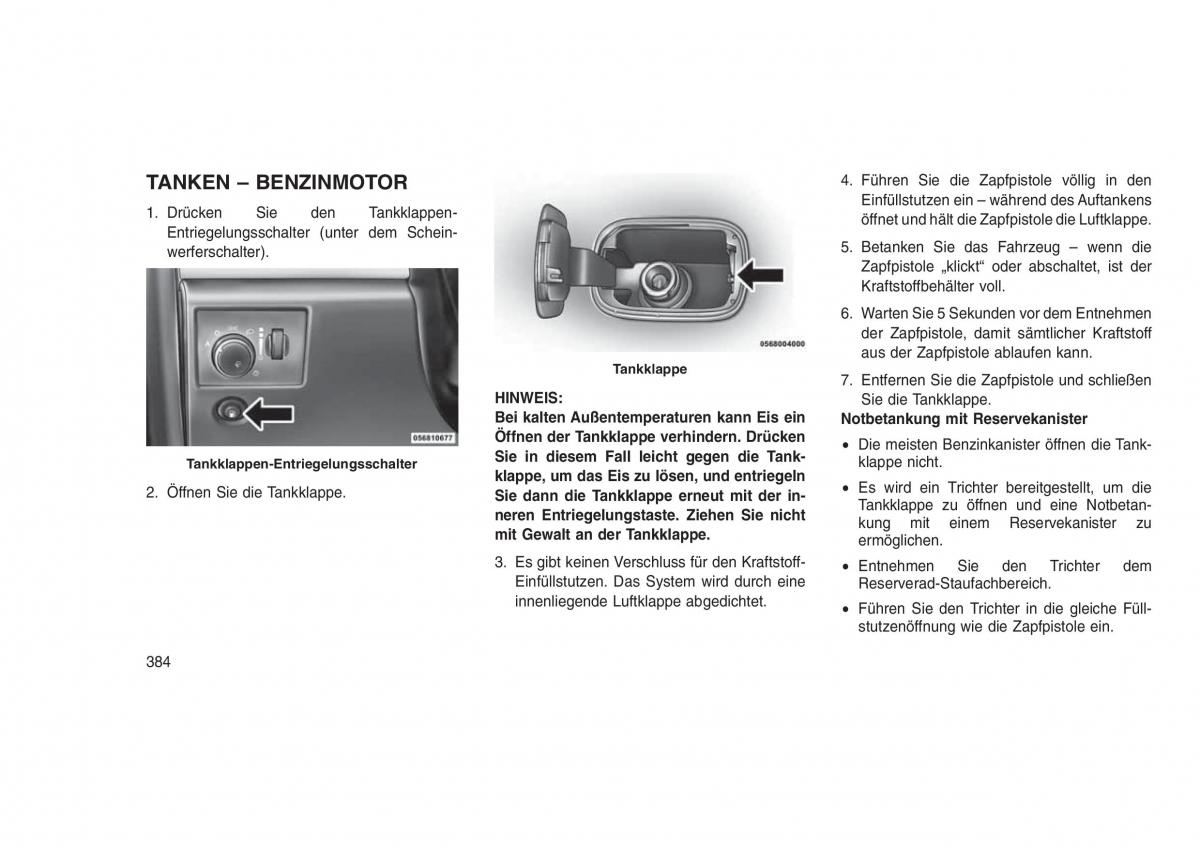 Jeep Grand Cherokee WK2 WH2 Handbuch / page 388