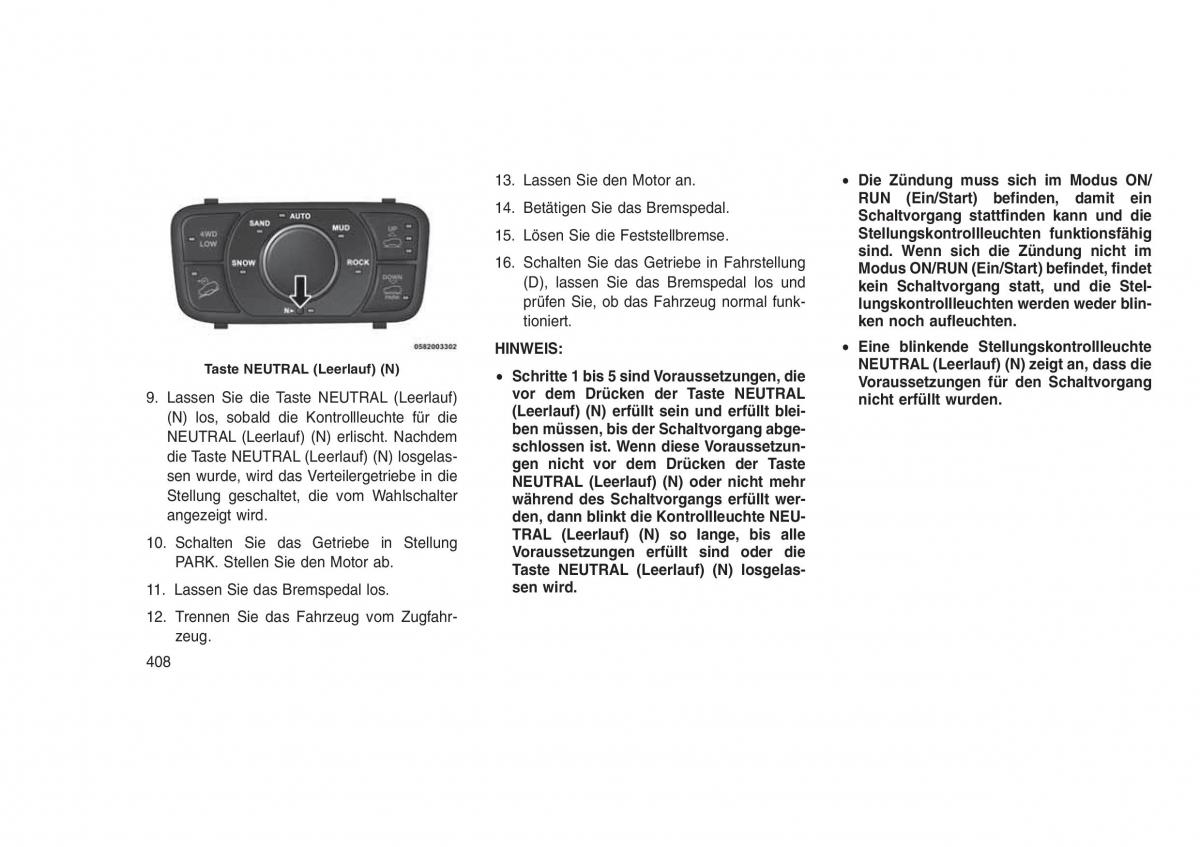 Jeep Grand Cherokee WK2 WH2 Handbuch / page 412