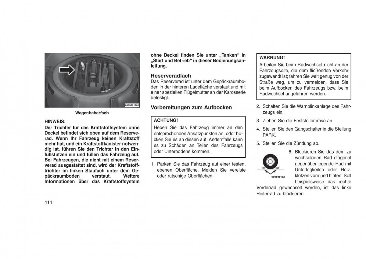 Jeep Grand Cherokee WK2 WH2 Handbuch / page 418