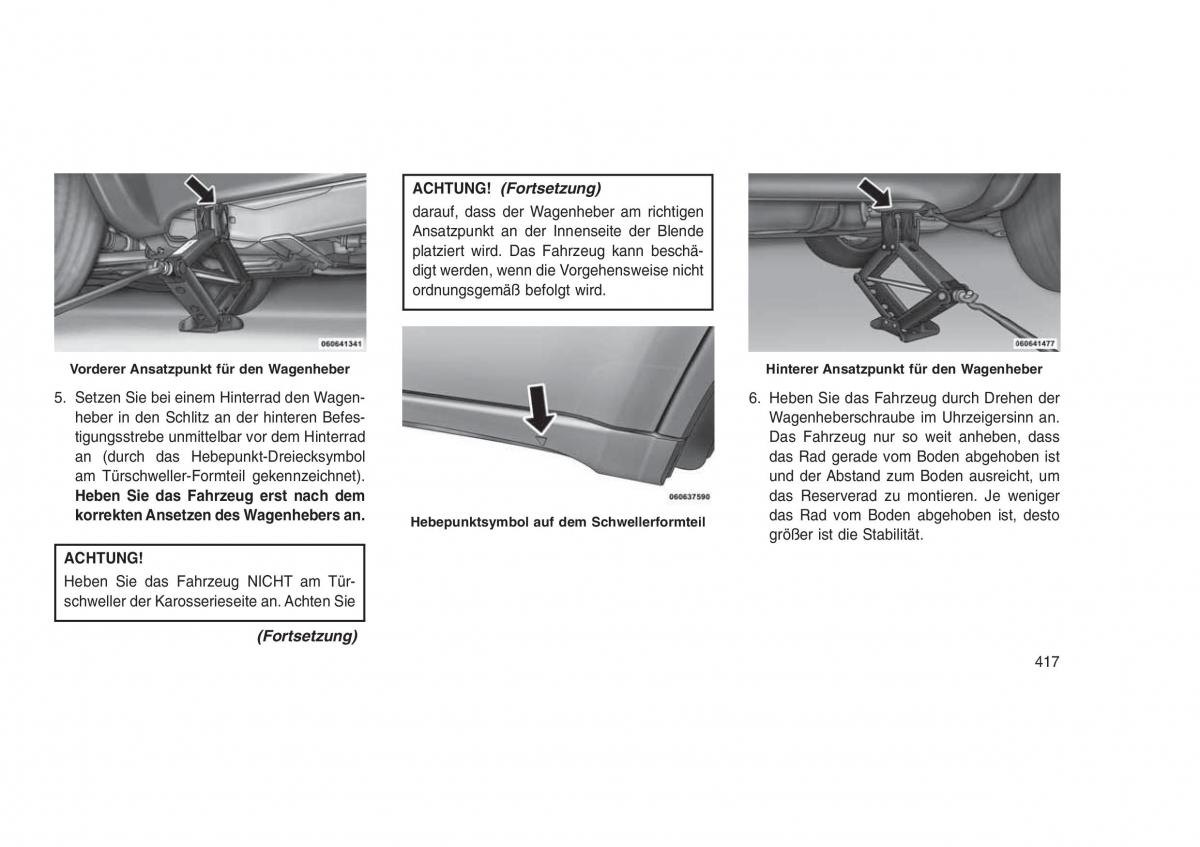 Jeep Grand Cherokee WK2 WH2 Handbuch / page 421