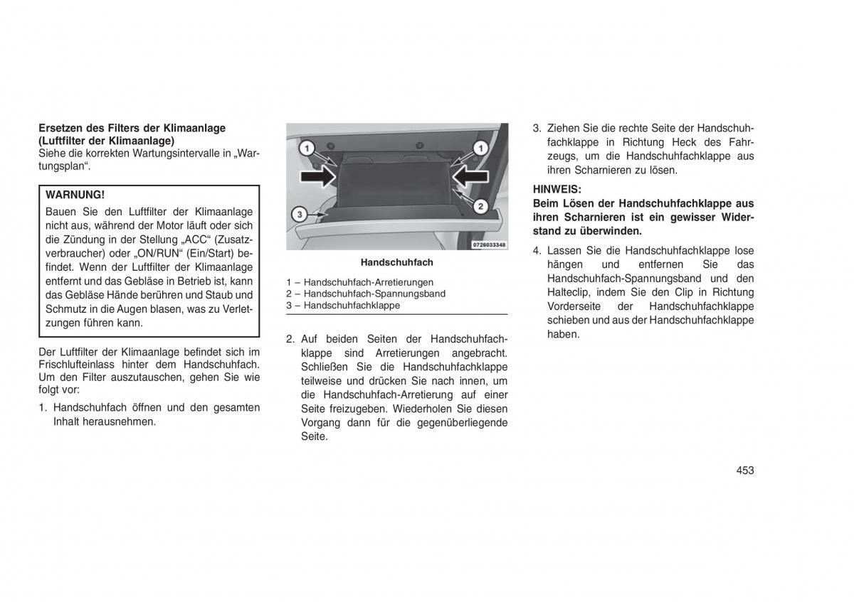 Jeep Grand Cherokee WK2 WH2 Handbuch / page 457