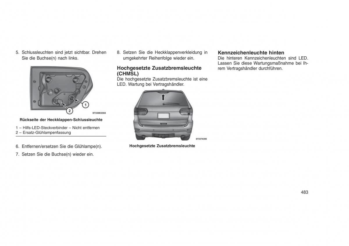 Jeep Grand Cherokee WK2 WH2 Handbuch / page 487