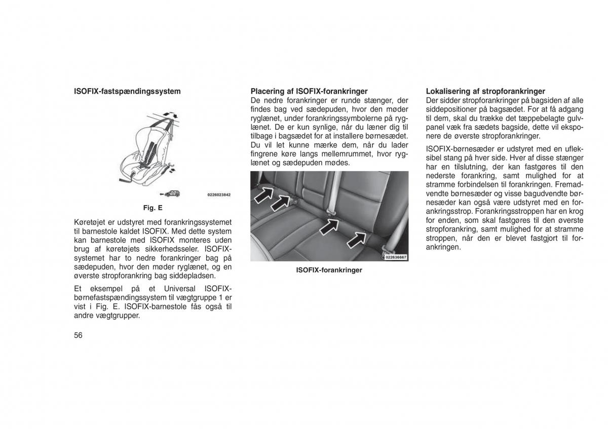 Jeep Grand Cherokee WK2 WH2 Bilens instruktionsbog / page 60