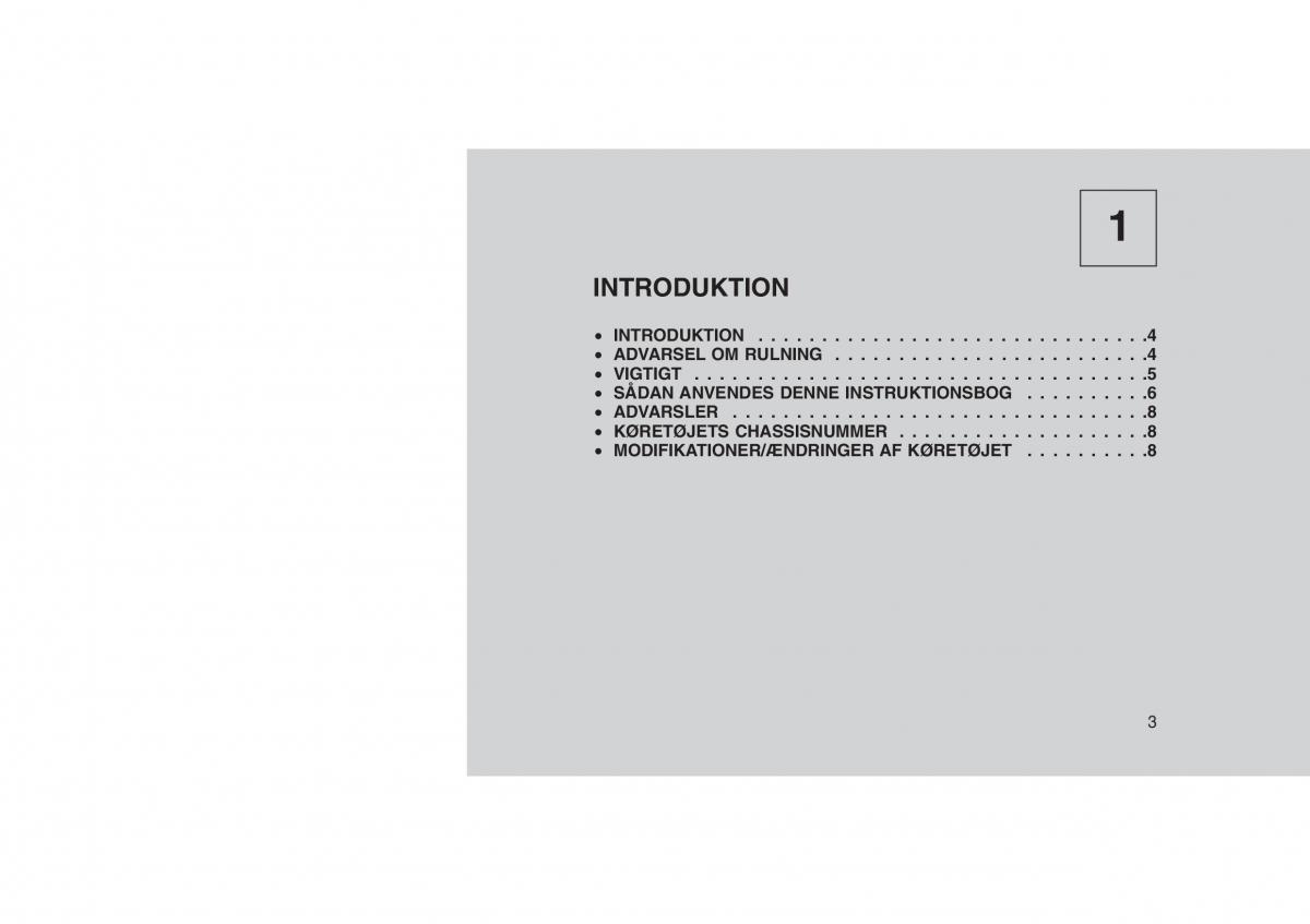 Jeep Grand Cherokee WK2 WH2 Bilens instruktionsbog / page 7