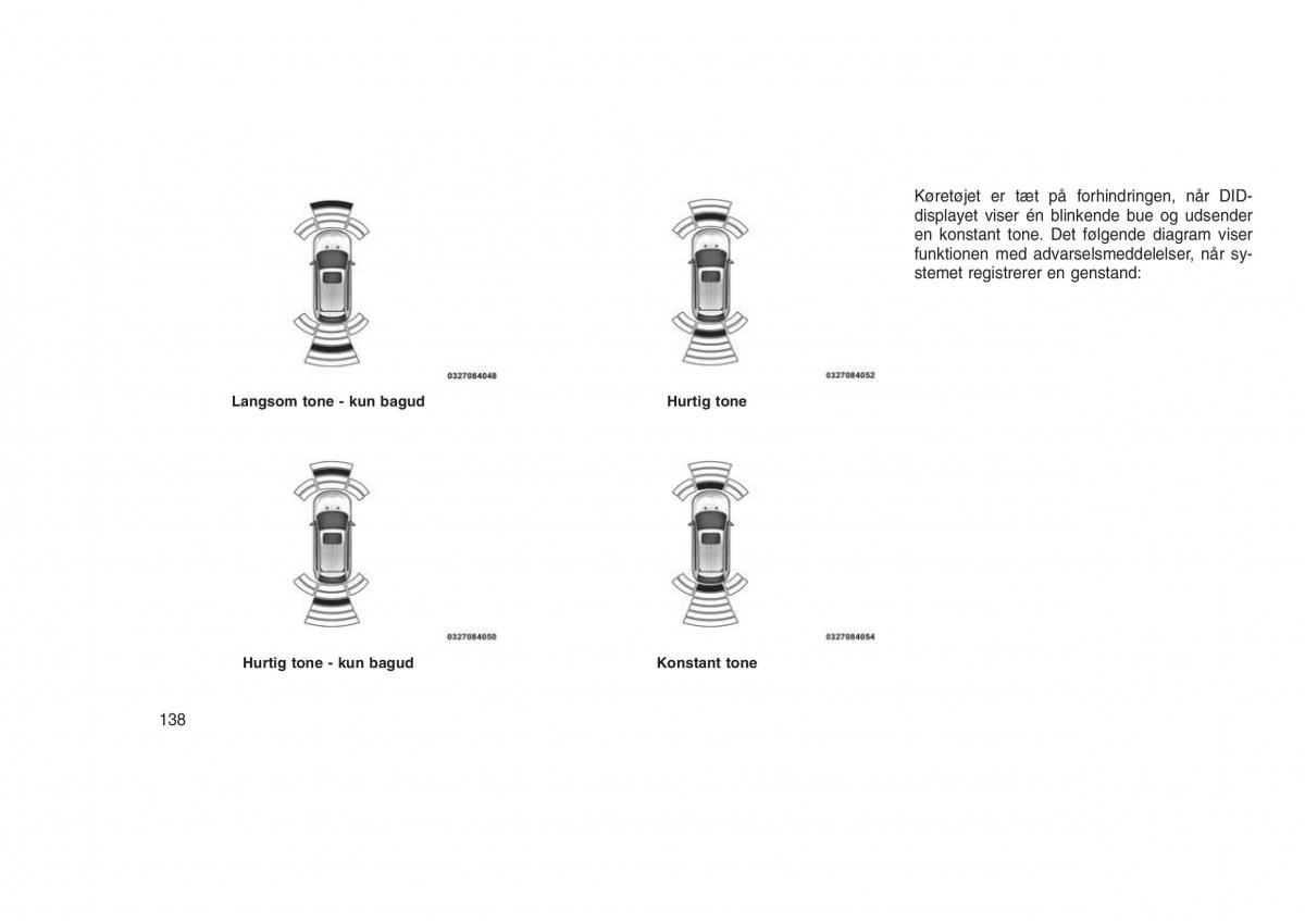 Jeep Grand Cherokee WK2 WH2 Bilens instruktionsbog / page 142