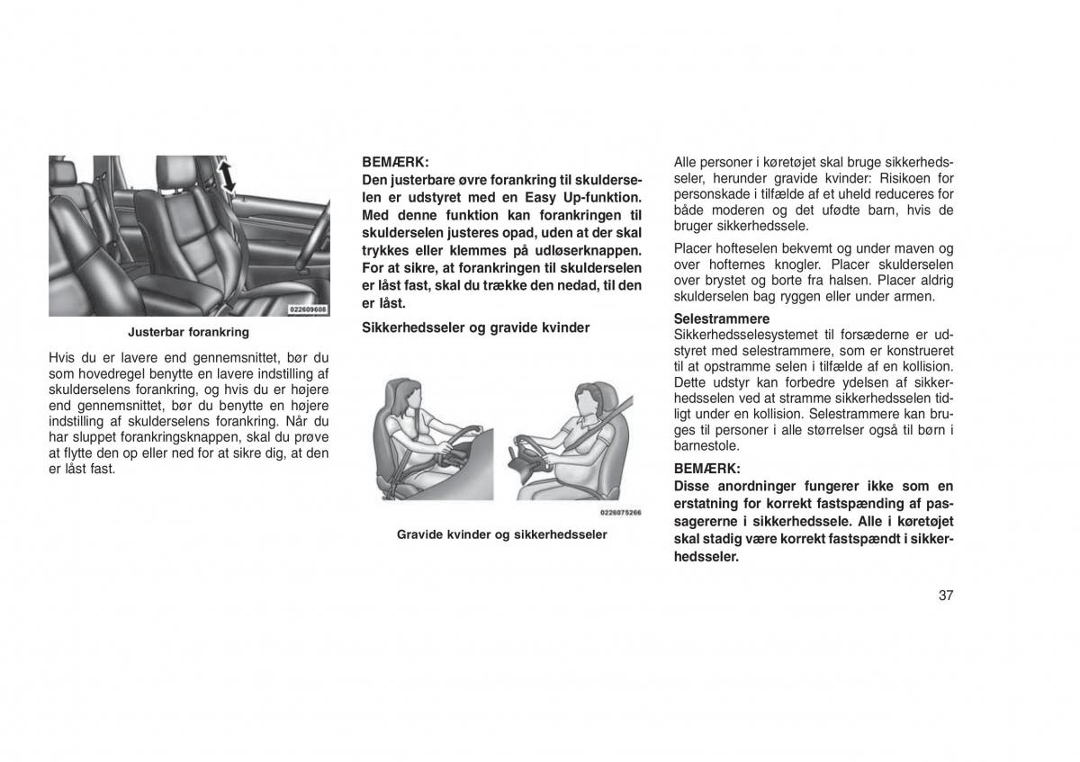 Jeep Grand Cherokee WK2 WH2 Bilens instruktionsbog / page 41