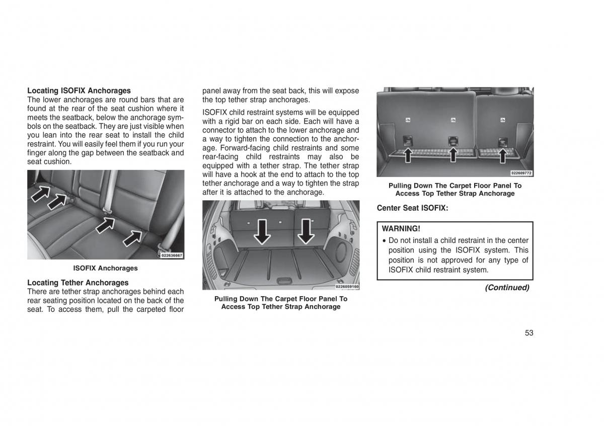 Jeep Grand Cherokee WK2 WH2 owners manual / page 57