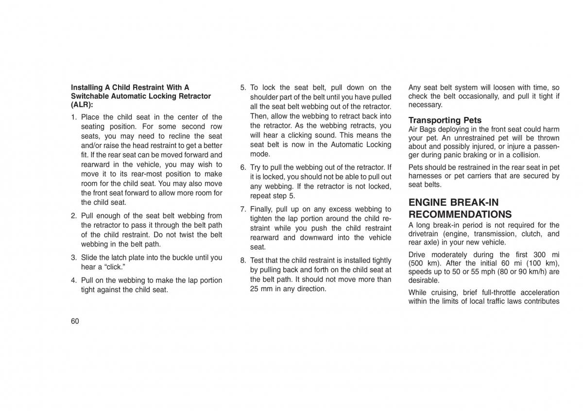 Jeep Grand Cherokee WK2 WH2 owners manual / page 64