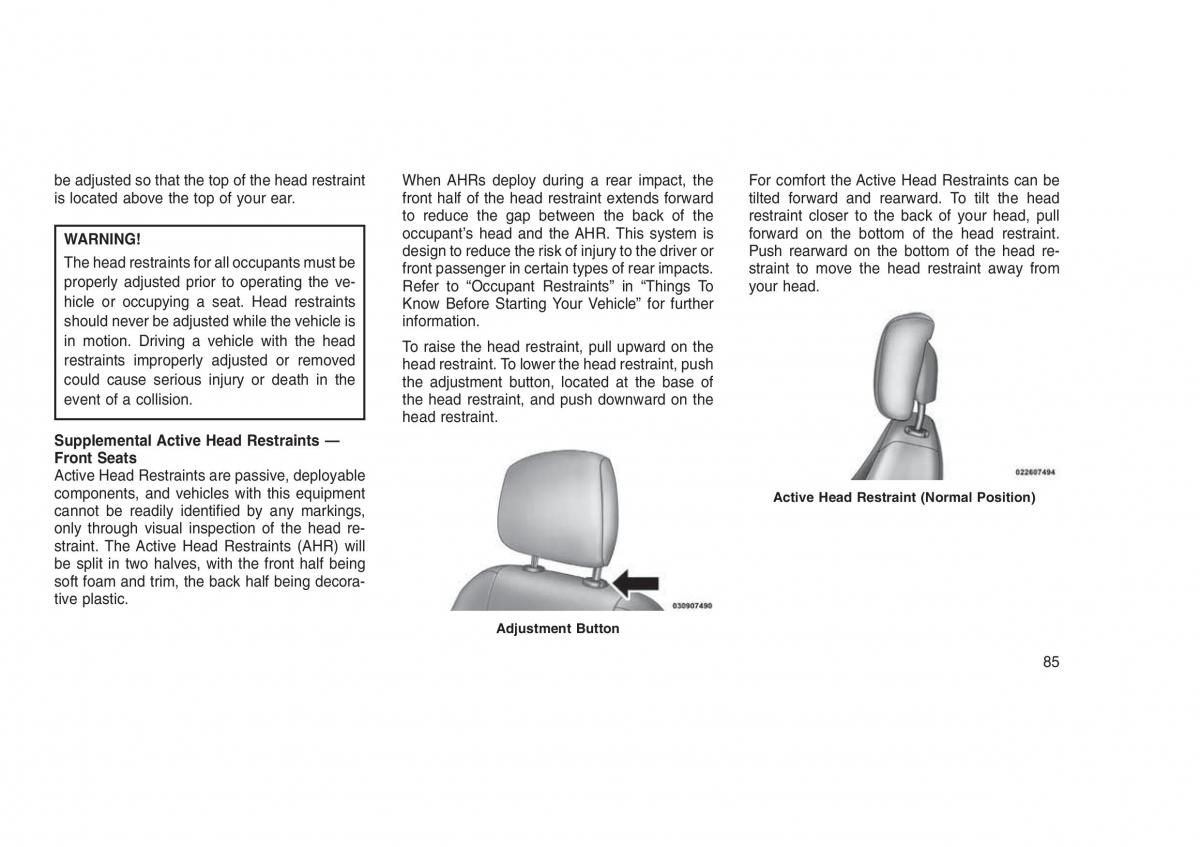 Jeep Grand Cherokee WK2 WH2 owners manual / page 89