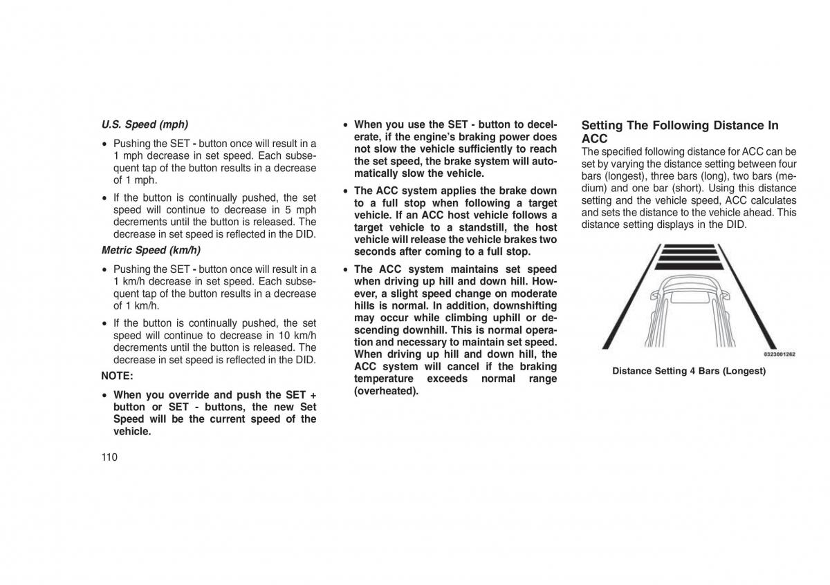 Jeep Grand Cherokee WK2 WH2 owners manual / page 114