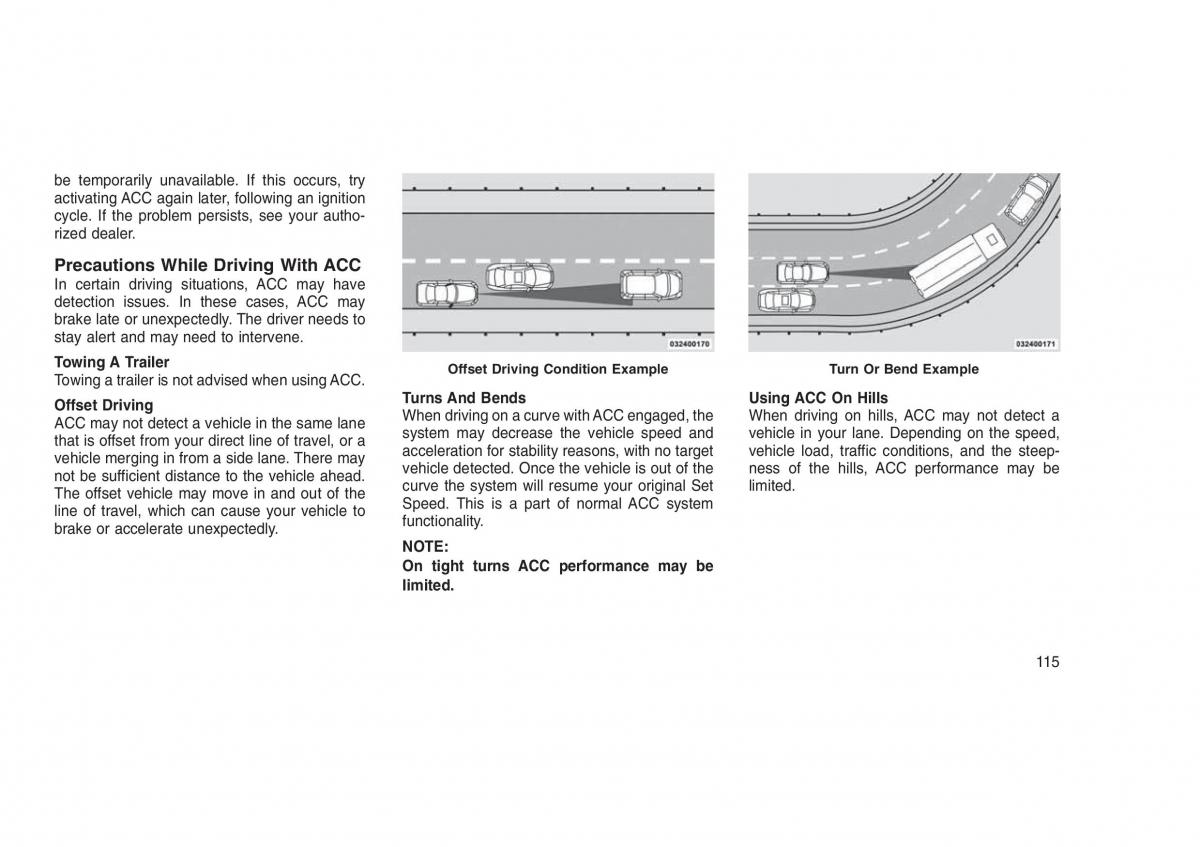 Jeep Grand Cherokee WK2 WH2 owners manual / page 119