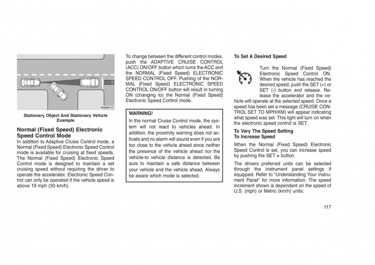 Jeep Grand Cherokee WK2 WH2 owners manual / page 121