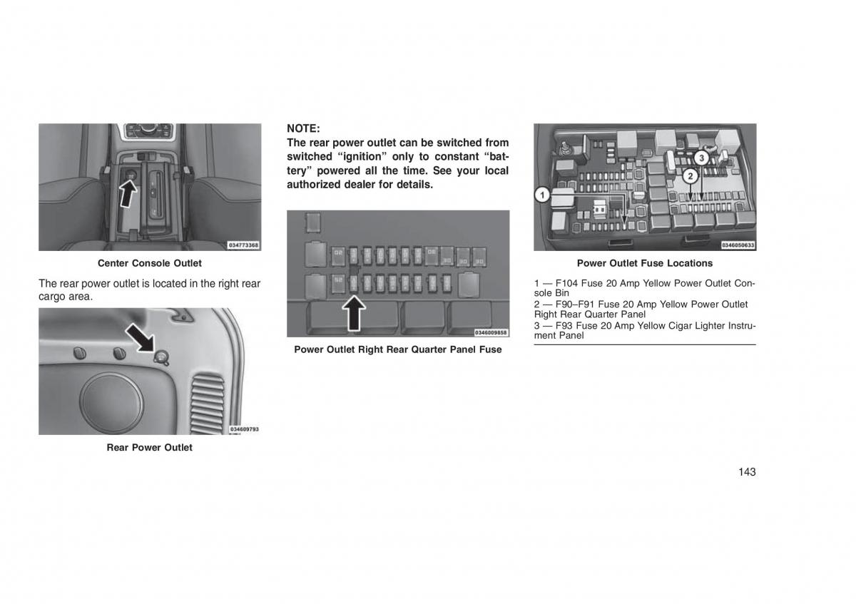 Jeep Grand Cherokee WK2 WH2 owners manual / page 147