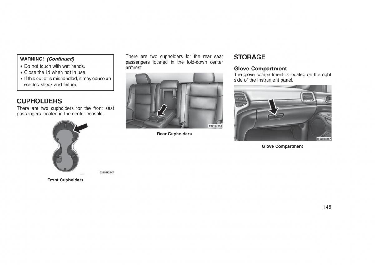 Jeep Grand Cherokee WK2 WH2 owners manual / page 149