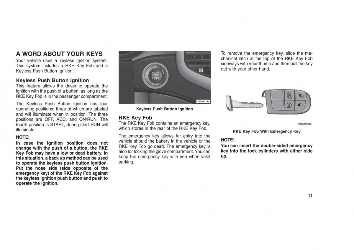 Jeep Grand Cherokee WK2 WH2 owners manual / page 15