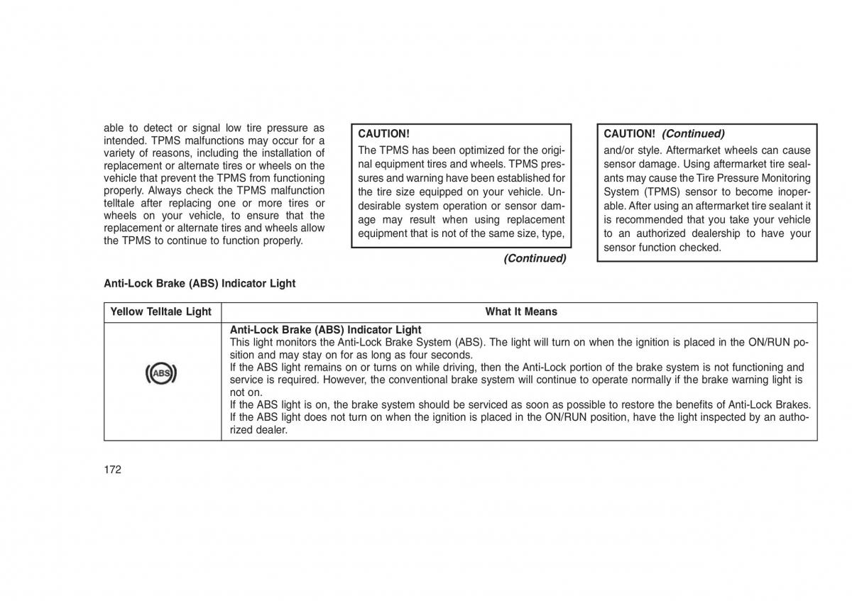 Jeep Grand Cherokee WK2 WH2 owners manual / page 176