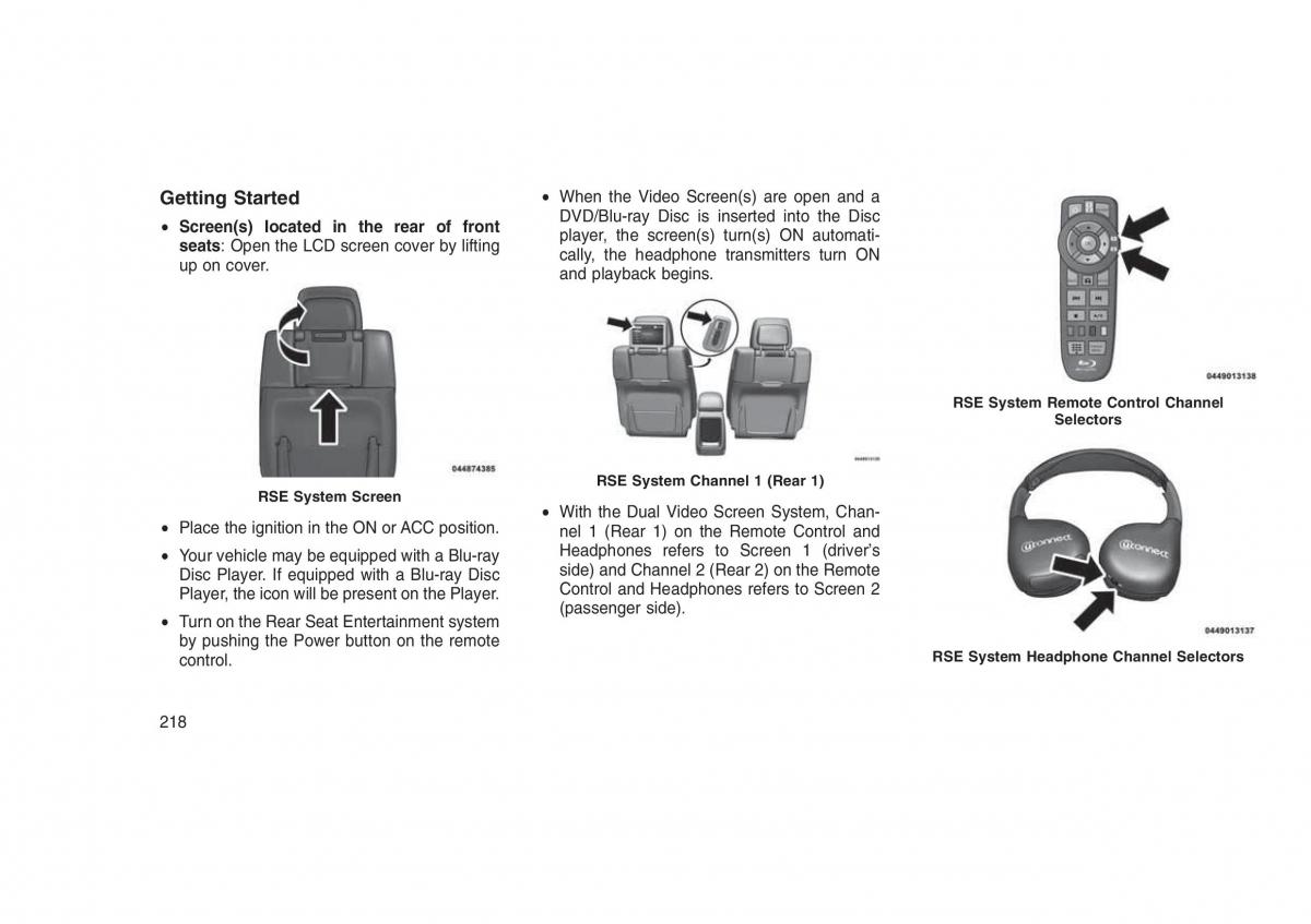 Jeep Grand Cherokee WK2 WH2 owners manual / page 222