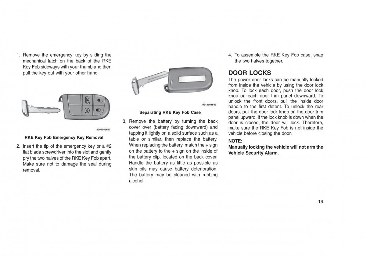 Jeep Grand Cherokee WK2 WH2 owners manual / page 23