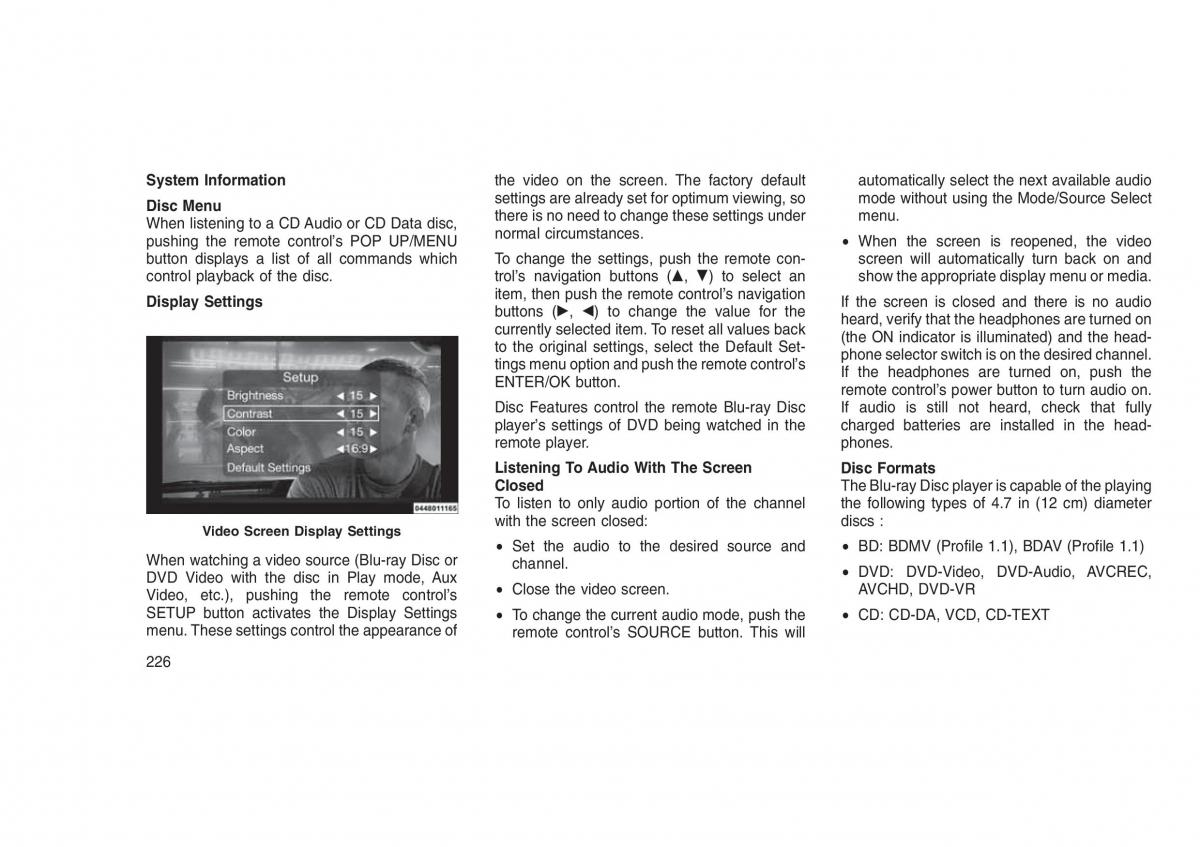 Jeep Grand Cherokee WK2 WH2 owners manual / page 230