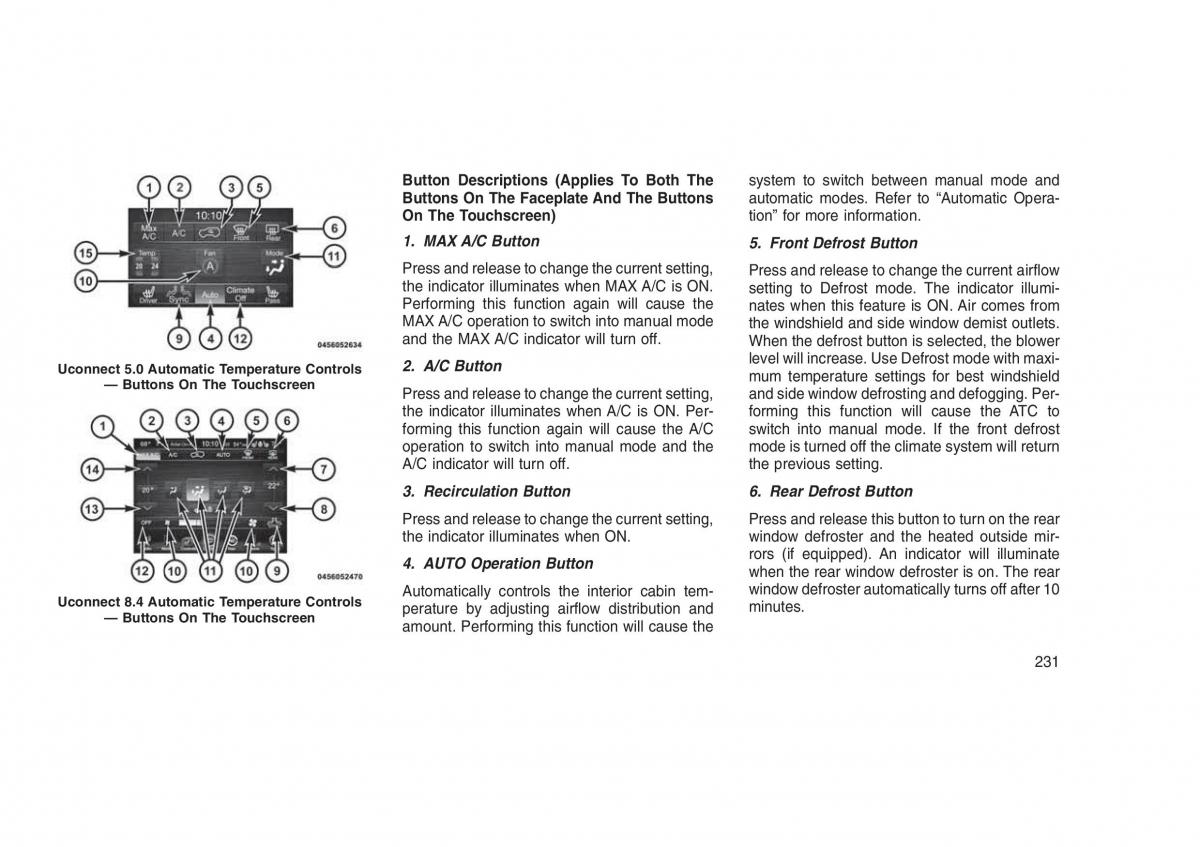 Jeep Grand Cherokee WK2 WH2 owners manual / page 235