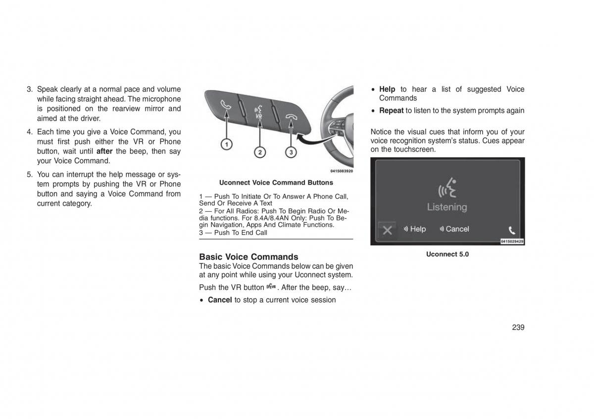 Jeep Grand Cherokee WK2 WH2 owners manual / page 243