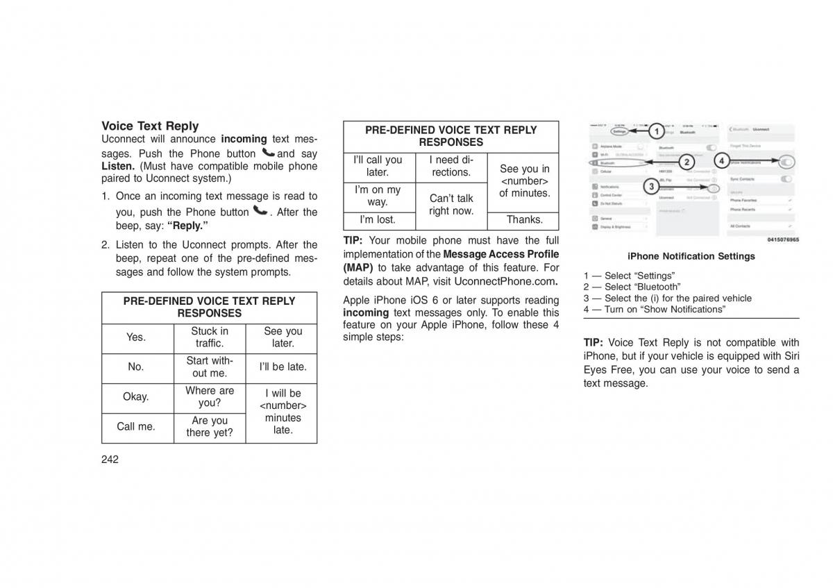 Jeep Grand Cherokee WK2 WH2 owners manual / page 246